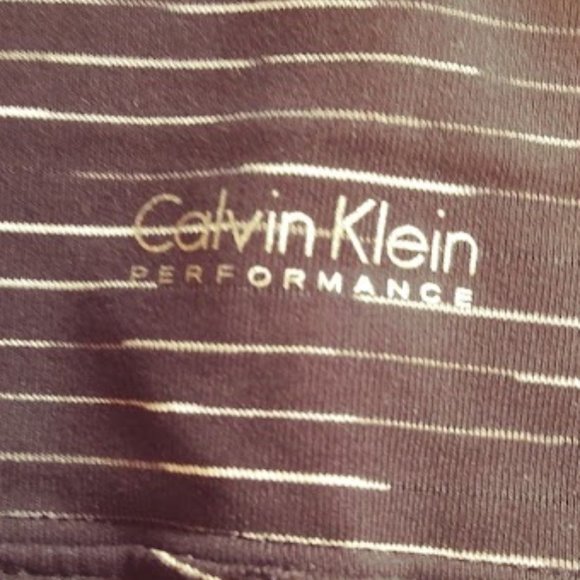 Calvin Klein Performance Wick Black/White Pockets Workout pants Sz Med - Picture 6 of 7